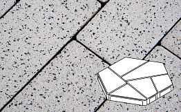 Плита тротуарная Готика Granite FERRO, полигональ, Покостовский, 893*780*80 мм