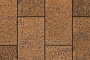 Плитка тротуарная Прямоугольник (Ла-Линия) Б.5.П.8 Листопад гладкий Арабская ночь 600*300*80 мм