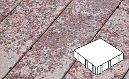 Плитка тротуарная Готика, City Granite FINERRO, Квадрат, Сансет, 300*300*80 мм