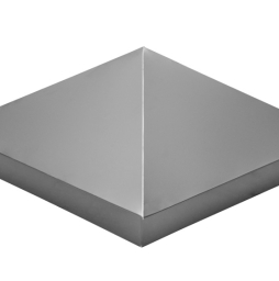 Колпак на столб Grand Line, 0,5 Satin, RAL 7004, 390*390 мм