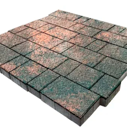 Плитка тротуарная SteinRus Бергамо А.6.Псм.4, Antico, ColorMix Штайнрус, толщина 40 мм