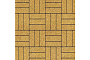 Плитка тротуарная SteinRus Паркет Б.2.П.6, Native, желтый, 210*70*60 мм