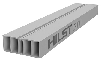 Лага HILST Joist Slim Premium алюминиевая, 60*20*4000 мм
