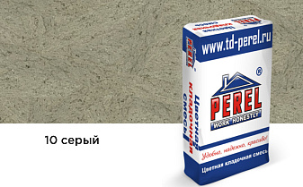Цветная кладочная смесь Perel VL 0210 серый, 50 кг