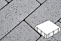 Плитка тротуарная Готика, City Granite FERRO, Квадрат, Белла Уайт, 300*300*80 мм