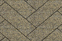 Плитка тротуарная Прямоугольник (Ла-Линия) В.5.П.10 Гранит + желтый с черным 600*300*100 мм