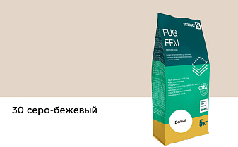 Сухая затирочная смесь strasser FUG FFM для широких швов 30 серо-бежевый, 5 кг