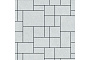 Плитка тротуарная SteinRus Инсбрук Альпен Б.7.Псм.6 Native, белый, толщина 60 мм