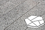 Плитка тротуарная Готика, Granite FINO, Полигональ, Цветок Урала, 893*780*80 мм