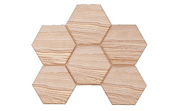 Мозаика Hexagon Ametis Selection SI03, неполированный, 285*250*10 мм