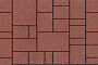 Плитка тротуарная Мюнхен Б.2.Ф.6см гранит красный
