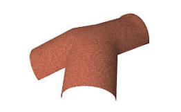 Тройной конек Y-образный Gerard Spanish red, 190 мм (от 30 до 45 градусов)