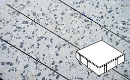 Плитка тротуарная Готика, City Granite FINO, Квадрат, Грис Парга, 150*150*80 мм