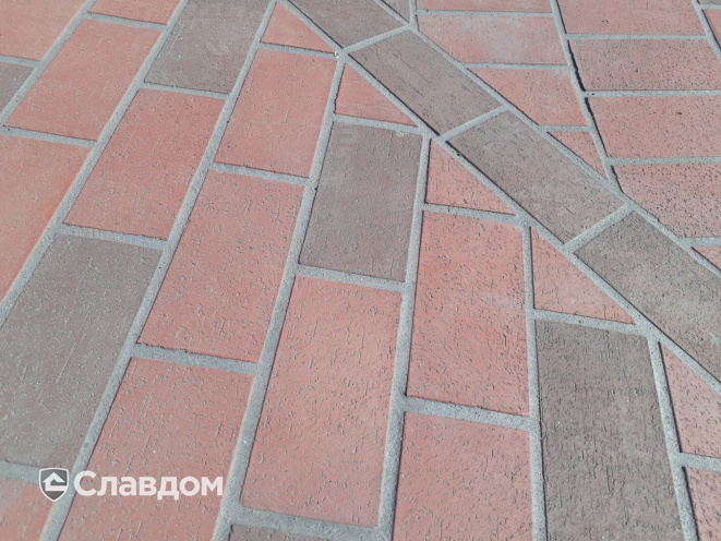 Клинкерная тротуарная плитка Uniceramix R16.UX-3316 red, 200*100*16 мм