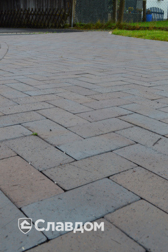Тротуарная клинкерная брусчатка Vandersanden Alt Berlin серо-синяя, 200*100*52 мм
