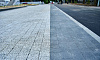 Плитка тротуарная Антик Б.3.А.6 Стоунмикс бело-чёрный